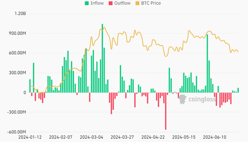 Market research report: Bitcoin recovers from below 60k, Solana outperforms & ETH ETF approval imminent? - etf flow