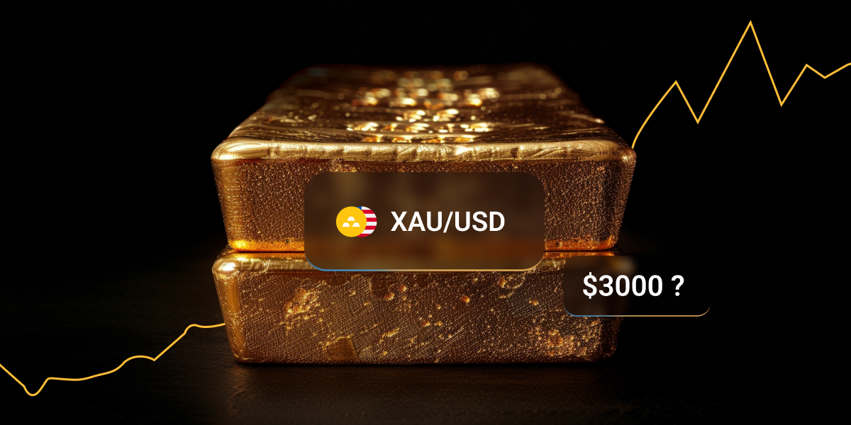 XAU/USD surges to a record high. Is $3000 next? - Gold Forecast XAUUSD surges to a record high. Is 3000 next   1200x600 13.09.2024